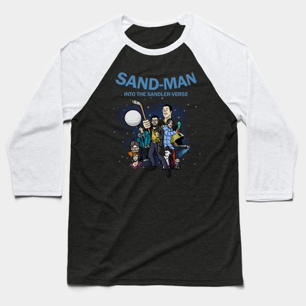 Sand-Man: Into the Sandler-Verse Cover Art Tee Baseball T-Shirt by IntoTheSandlerverse